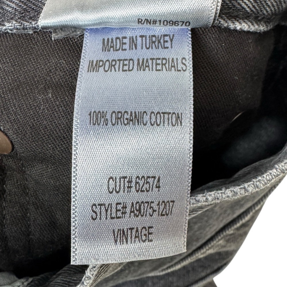 AGOLDE High-Rise Vintage Boot Denim Jean Black Gray Women’s Size 26 - Picture 11 of 11
